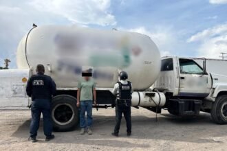 Asegura PEC autotanque con 15 mil litros de gas LP en Celaya