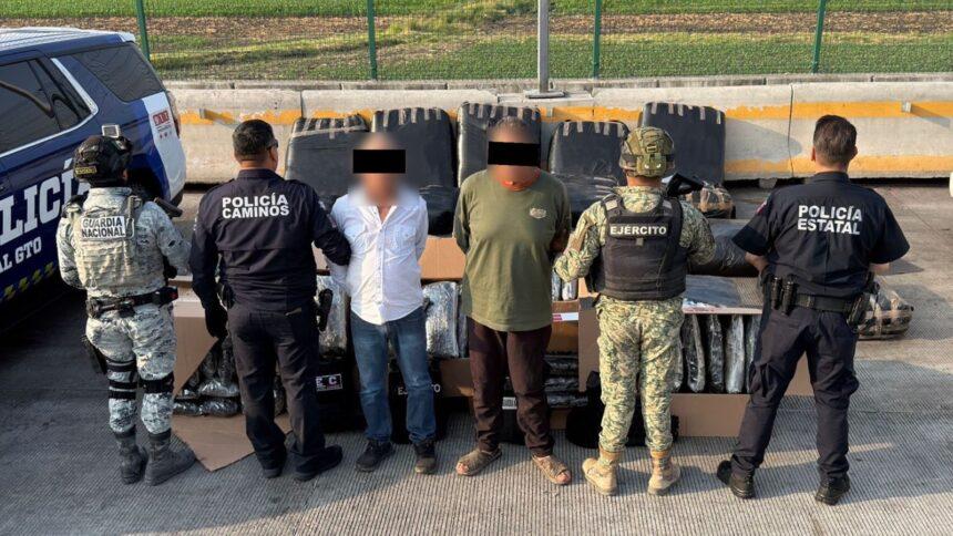 Aseguran 400 mil dosis de droga y arrestan a dos individuos en operativos.