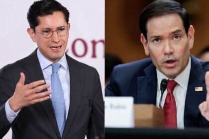 canciller velasco y secretario rubio dialogan sobre relacion bilateral Canciller Velasco y secretario Rubio dialogan sobre relación bilateral.