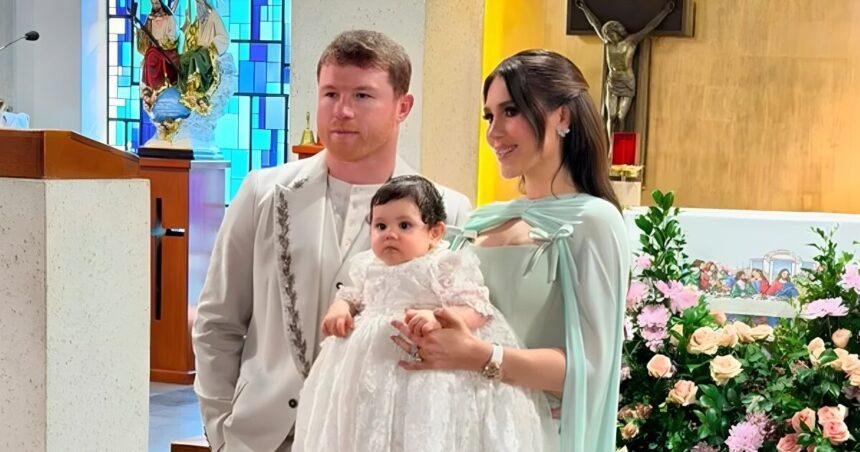 canelo alvarez y fernanda gomez celebran el bautizo de eva Canelo Álvarez y Fernanda Gómez celebran el bautizo de Eva Victoria