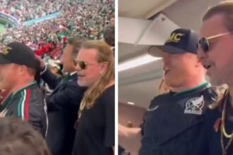 Canelo Álvarez y Fher de Maná disfrutan ‘El Rey’ en victoria de México