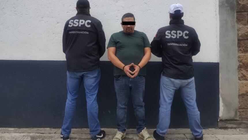 Capturan a "La Tripa" en Puebla por extorsión y homicidio.