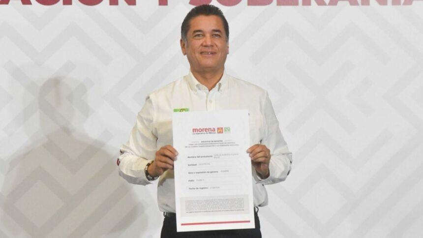 Carlos Puente se registra como aspirante de la 4T para gobernar Zacatecas