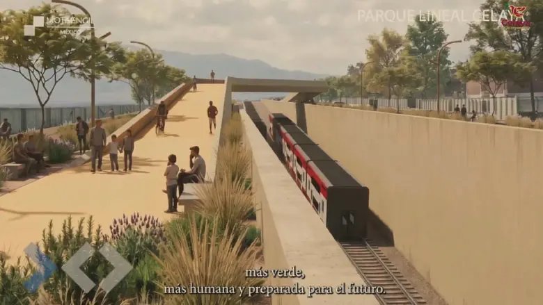 celaya obras del tren de pasajeros afectan carril en san Celaya: Obras del tren de pasajeros afectan carril en San José