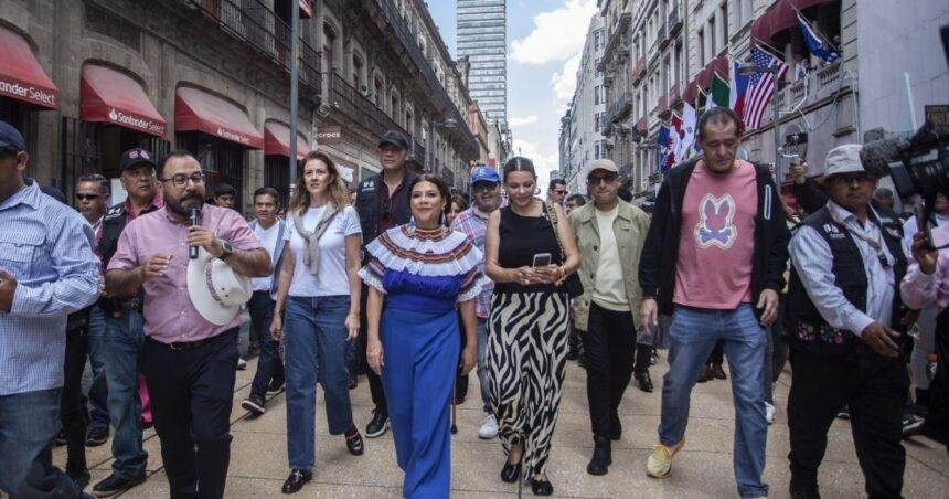 Centro Histórico: Brugada trabaja por su recuperación tras plantón CNTE