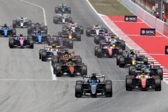 Checo Pérez brilla en el GP de Barcelona; Hamilton gana con Ferrari