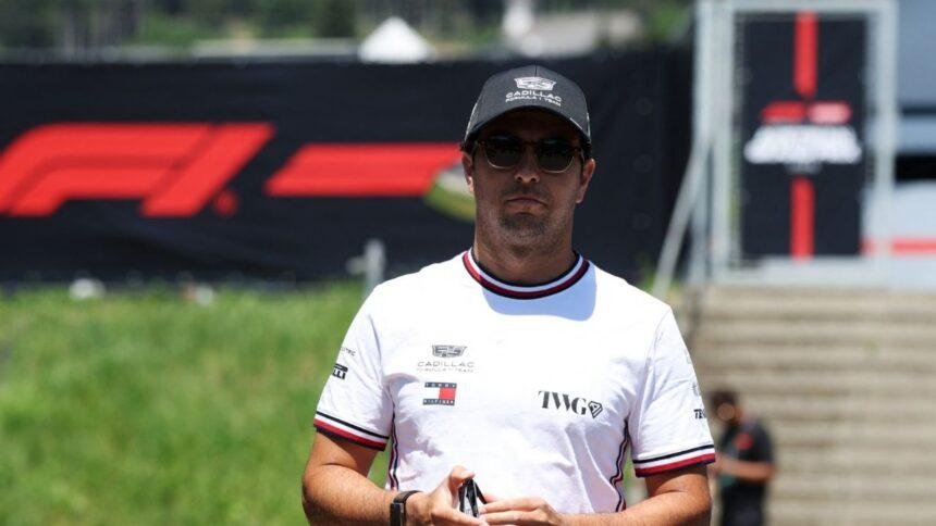 Checo Pérez enfrenta dificultades en la primera práctica del Gran Premio de Austria