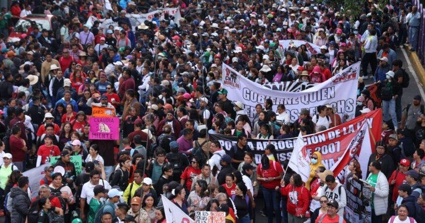 CNTE denuncia cancelación de reunión por parte de Delgado y refuerza plantones