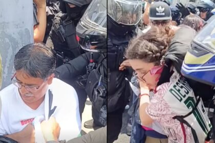 Colectivos de buscadores bloquean calzada de Tlalpan antes del partido México-Ecuador