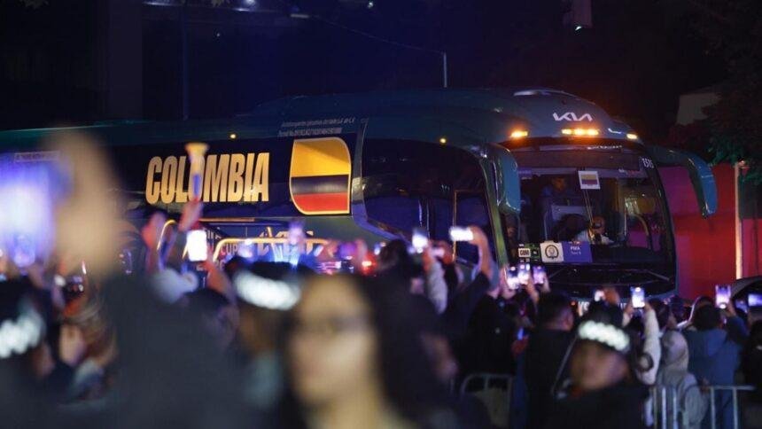 colombia llega a la cdmx para su debut en el Colombia llega a la CDMX para su debut en el Mundial contra Uzbekistán
