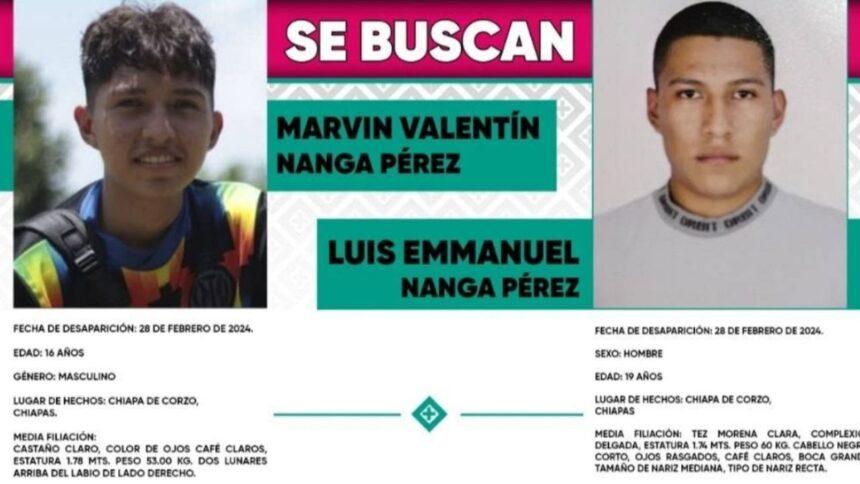 Continúa la búsqueda de hermanos desaparecidos en Chiapas tras dos años.