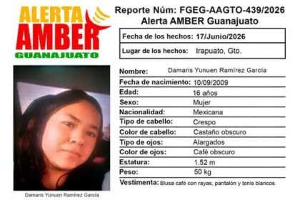 Damaris Yunuen, de 16 años, desaparece en Irapuato