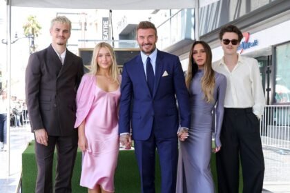 David Beckham recibe su estrella en el Paseo de la Fama de Hollywood