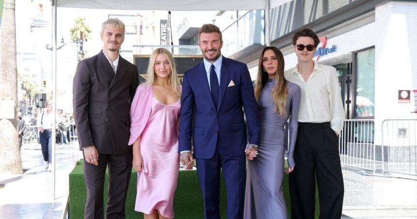 David Beckham recibe su estrella en el Paseo de la Fama de Hollywood