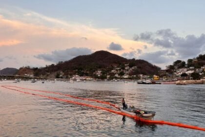 Derrame de hidrocarburo afecta zona cercana a Terminal Marítima de Pemex