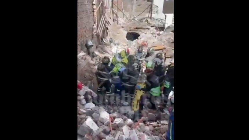 Derrumbe en Cuauhtémoc causa fallecimiento; autoridades recuperan el cuerpo víctima
