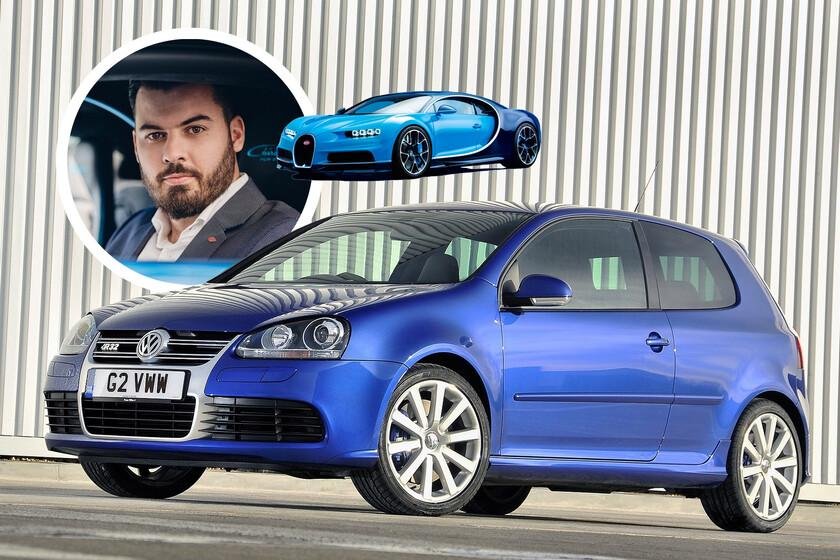El CEO de Bugatti utiliza un Volkswagen Golf modificado para uso diario.