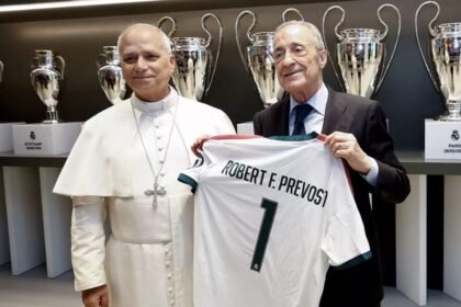 el papa leon xiv visita el santiago bernabeu y sorprende El papa León XIV visita el Santiago Bernabéu y sorprende a todos