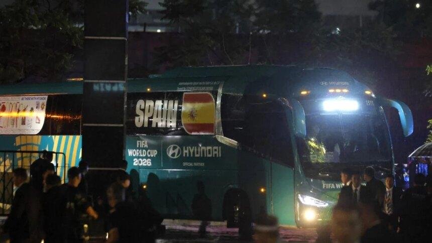 España aterriza en Guadalajara con música y entusiasmo previo a su partido contra Uruguay