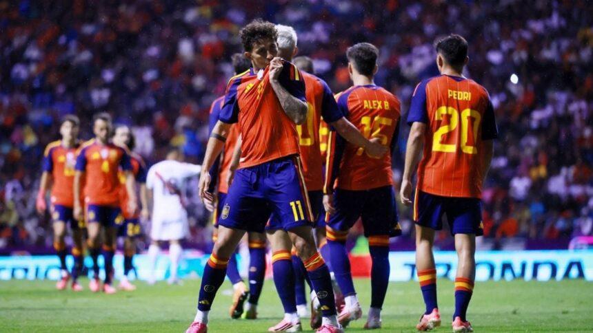 España triunfa sobre Perú en emocionante amistoso previo al Mundial