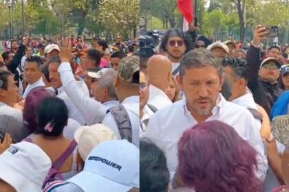 Fuerzas de seguridad bloquean acceso a manifestantes en Estadio Azteca