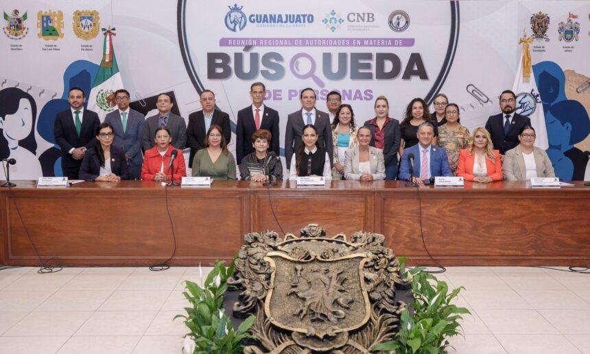 Guanajuato coordina esfuerzos con seis estados en búsqueda de desaparecidos.