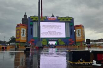 Intensa lluvia en CDMX suspende Fan Fest del Mundial en Zócalo