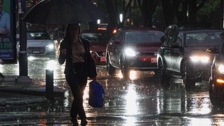 Intensas lluvias y posible caída de granizo afectarán la CDMX esta tarde