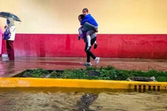 Inundaciones en el Centro Histórico y zona sur tras fuerte lluvia en CDMX