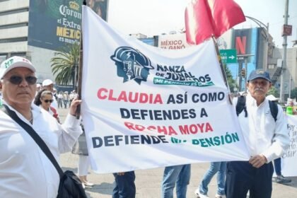 Jubilados de CFE, Pemex y Banobras se retiran de marchas por Mundial