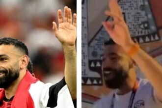 Jugadores de Egipto celebran en Vancouver su triunfo histórico en el Mundial