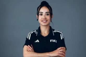 Katia Itzel García destaca como cuarta árbitra en el Inglaterra vs Croacia
