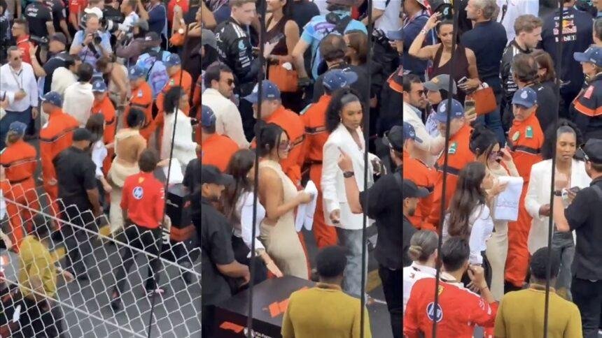 Kim Kardashian enfrenta críticas por toalla en el GP de Mónaco