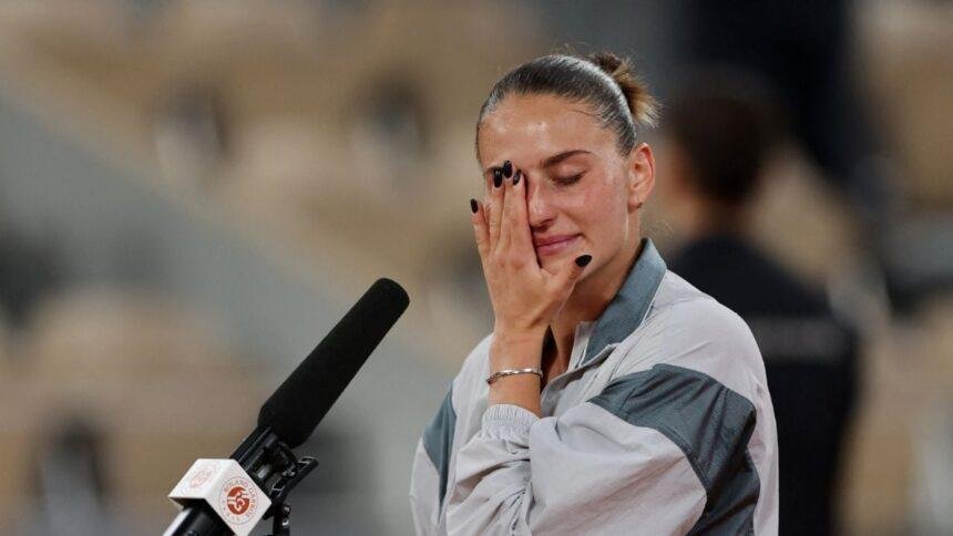 Kostyuk avanza a Semifinales en Roland Garros y recuerda la guerra