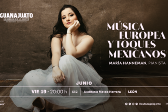 La Secretaría de Cultura presenta a María Hanneman en recital cultural.