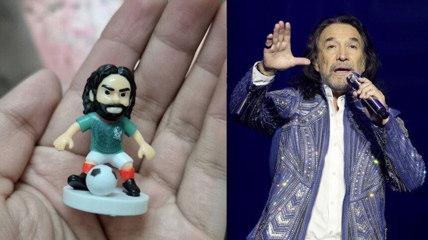 Marco Antonio Solís responde con humor a comparación con muñeco del Mundial