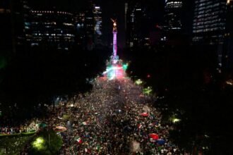 México celebra el triunfo ante Corea del Sur con miles en CDMX