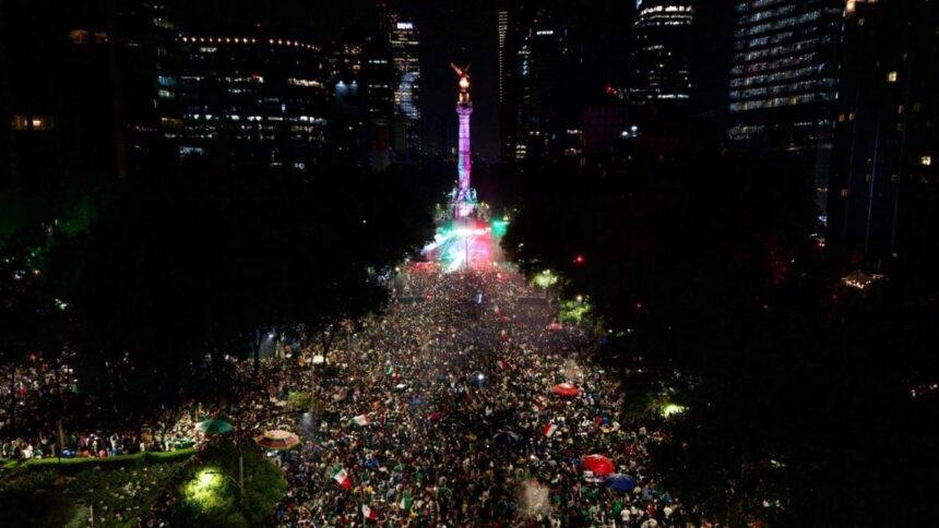 México celebra el triunfo ante Corea del Sur con miles en CDMX