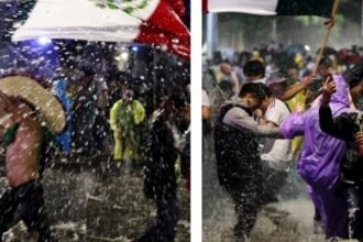 México celebra su tercer triunfo en el Mundial bajo una tormenta