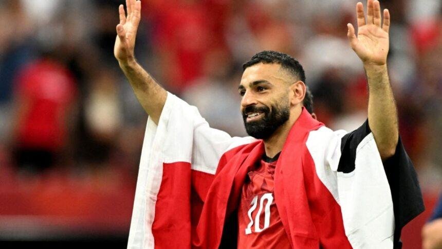 mohamed salah y los jugadores de egipto celebran en vancouver Mohamed Salah y los jugadores de Egipto celebran en Vancouver su histórico triunfo