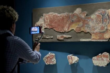 Pelota de hule prehispánica: Exhibición inaugural en Teotihuacán