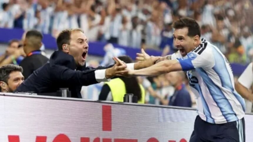 Periodista argentino se vuelve viral al celebrar gol de Messi ante Austria