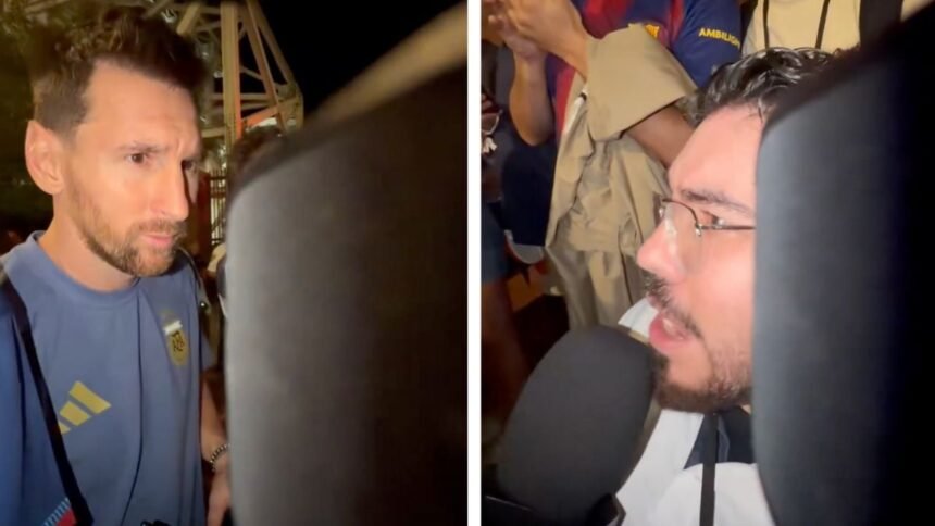 Periodista con parálisis cerebral tiene encuentro emotivo con Messi