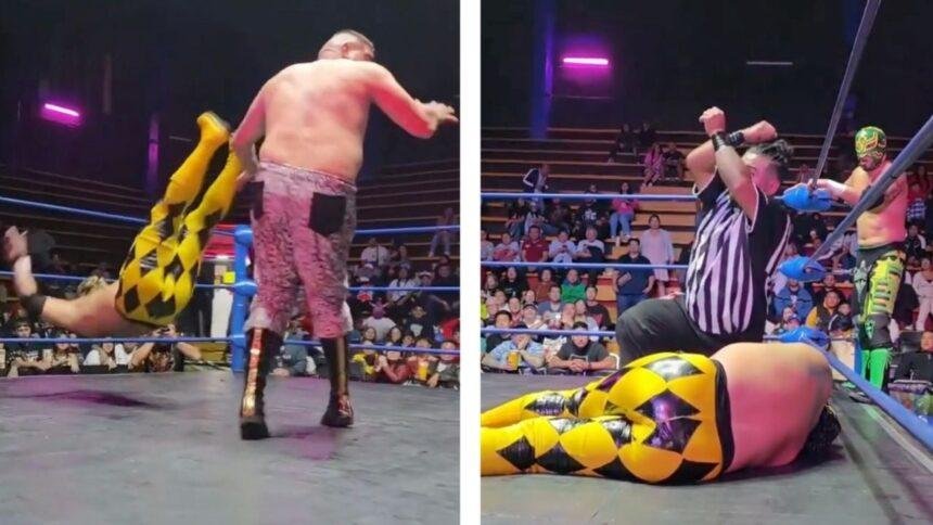 Pierroth Jr. Kaoz se desploma en la lucha; su familia asegura que está bien