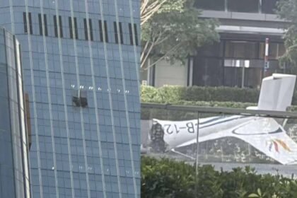 Piloto fallece tras colisión de avioneta contra rascacielos en Pekín