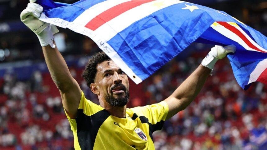 Portero de Cabo Verde se emociona tras su hazaña contra España