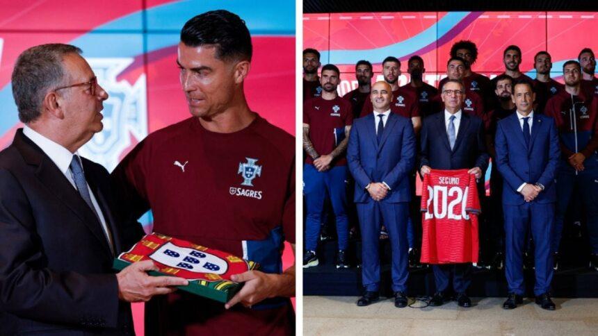 Presidente de Portugal insta a su selección a ganar el trofeo en memoria de Diogo Jota