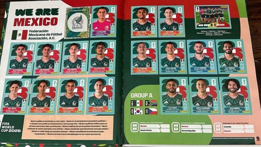 Problemas en el álbum Panini: 14 ausencias y 6 jugadores incorrectos