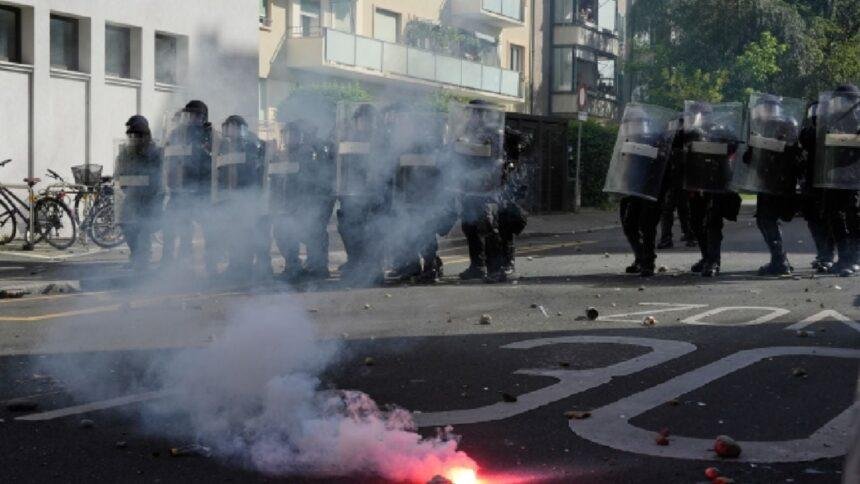 Protestas masivas contra el G7 en Ginebra con alto despliegue policial