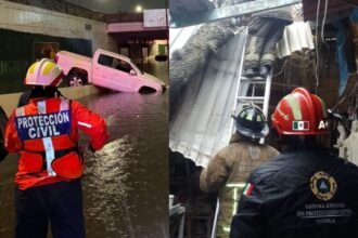 Puebla reporta afectaciones por tromba y CDMX activa alerta roja en lluvias.